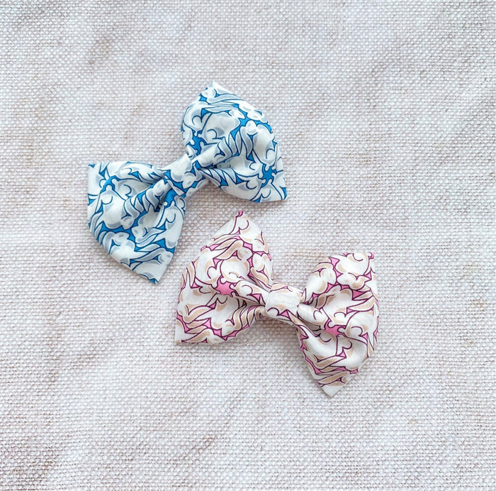 Little Cotton Bow Clip / Liberty Bunnies