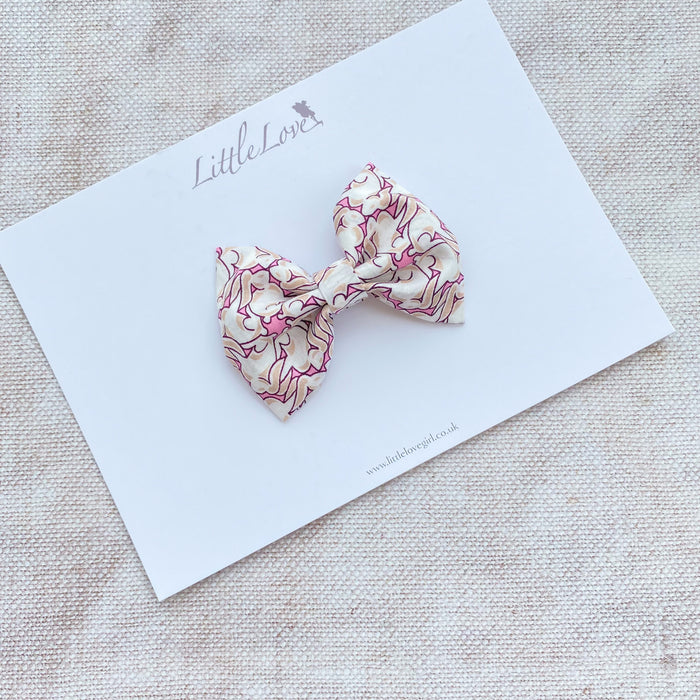 Little Cotton Bow Clip / Liberty Bunnies